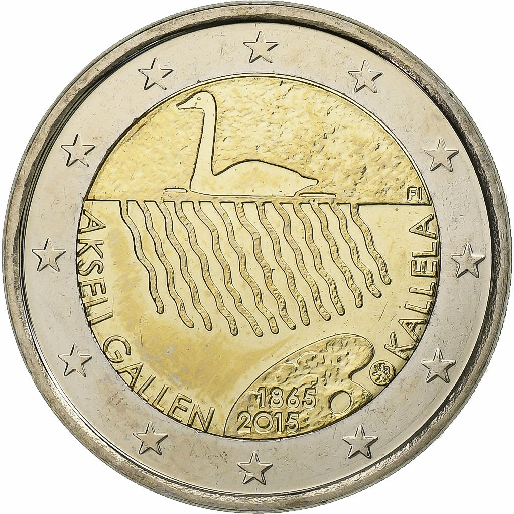 Finnland, 2 Euro, 2015, UNZ, Bi-Metallic, KM:New