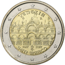 Italy, 2 Euro, San Marco, 2017, Rome, Bi-Metallic, MS(64), KM:411