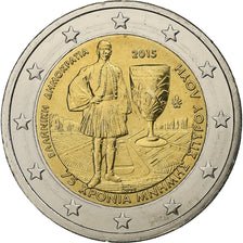Griekenland, 2 Euro, 2015, Bi-Metallic, UNC-