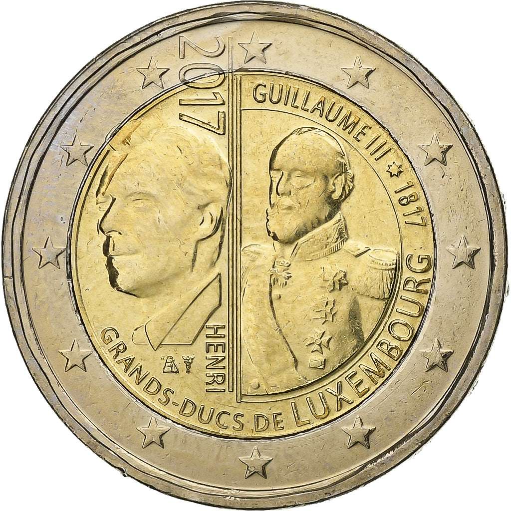 Luxemburgo, 2 Euro, 2017, Utrecht, Bimetálico, MS(64)