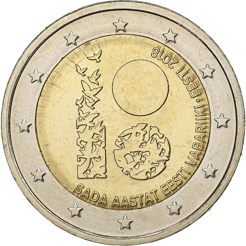 Estonie, 2 Euro, 2018, Bimétallique, SPL+