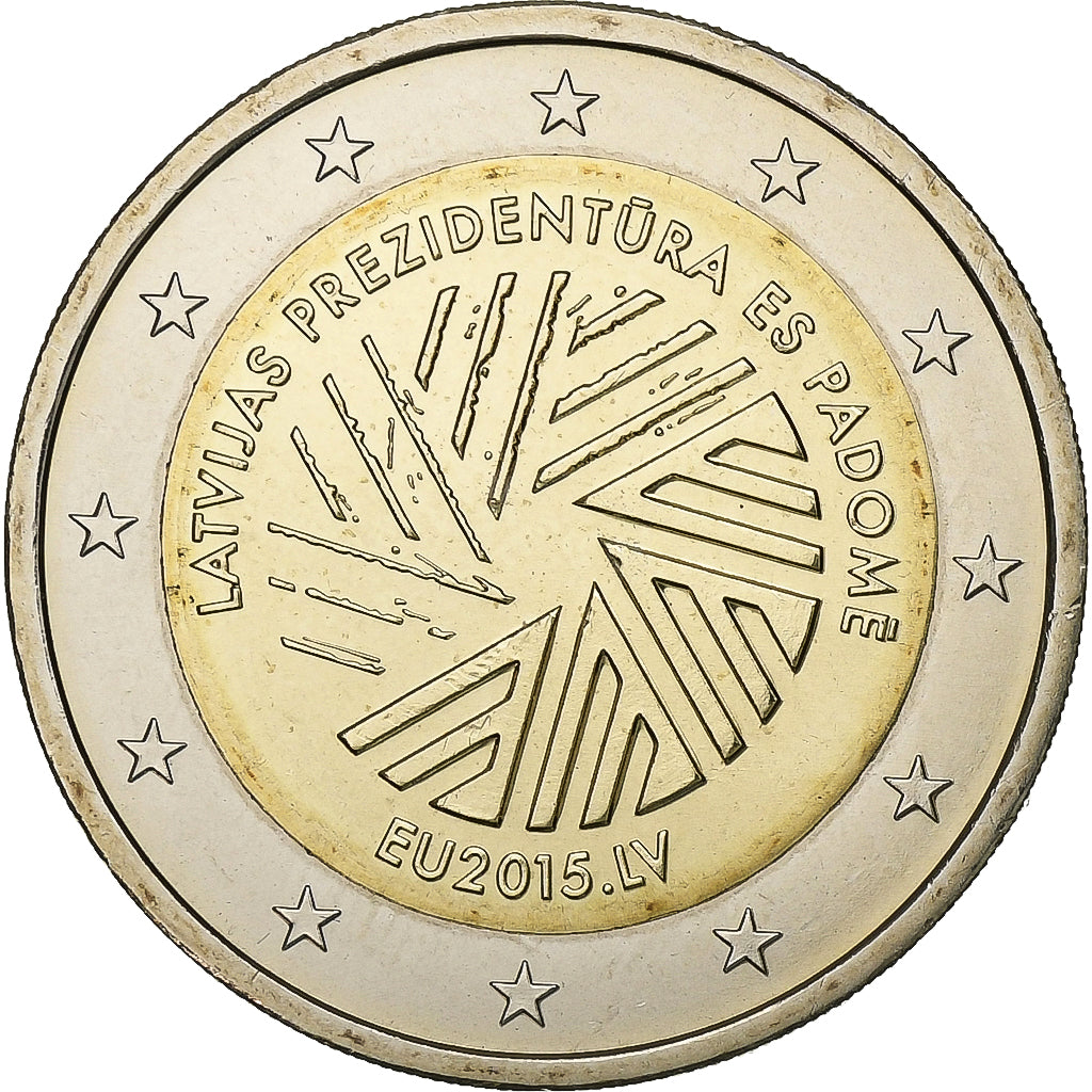 Latvia, 2 Euro, 2015, Bi-Metallic, MS(63), KM:New