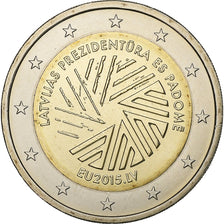 Latvia, 2 Euro, 2015, Bi-Metallic, MS(63), KM:New