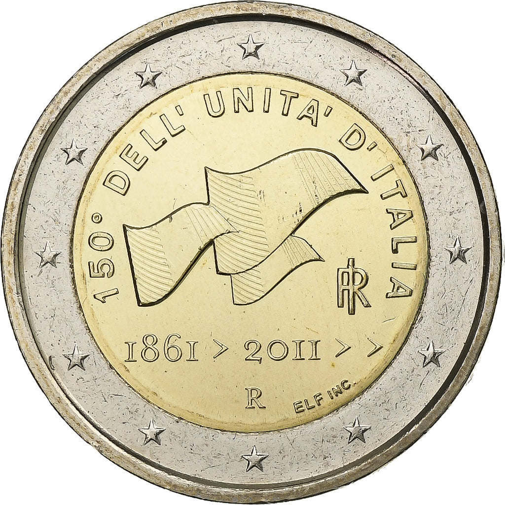 Italië, 2 Euro, 2011, Rome, Bi-Metallic, UNC, KM:338