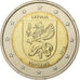 Latvia, 2 Euro, 2016, Bi-Metallic, AU(55-58)