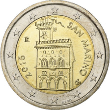 San Marino, 2 Euro, 2016, Rome, Bi-Metallic, MS(63)