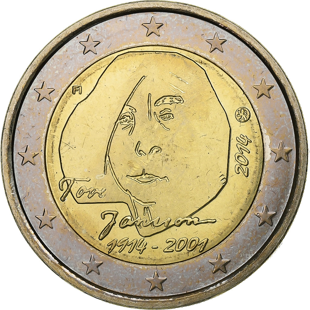 Finlandia, 2 Euro, 2014, Vantaa, Bi-metallico, SPL-