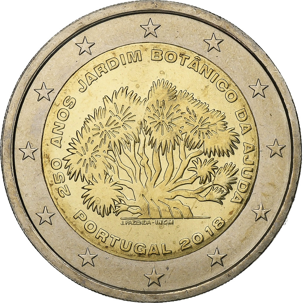 Portugal, 2 Euro, 2018, Bimetálico, MS(63)