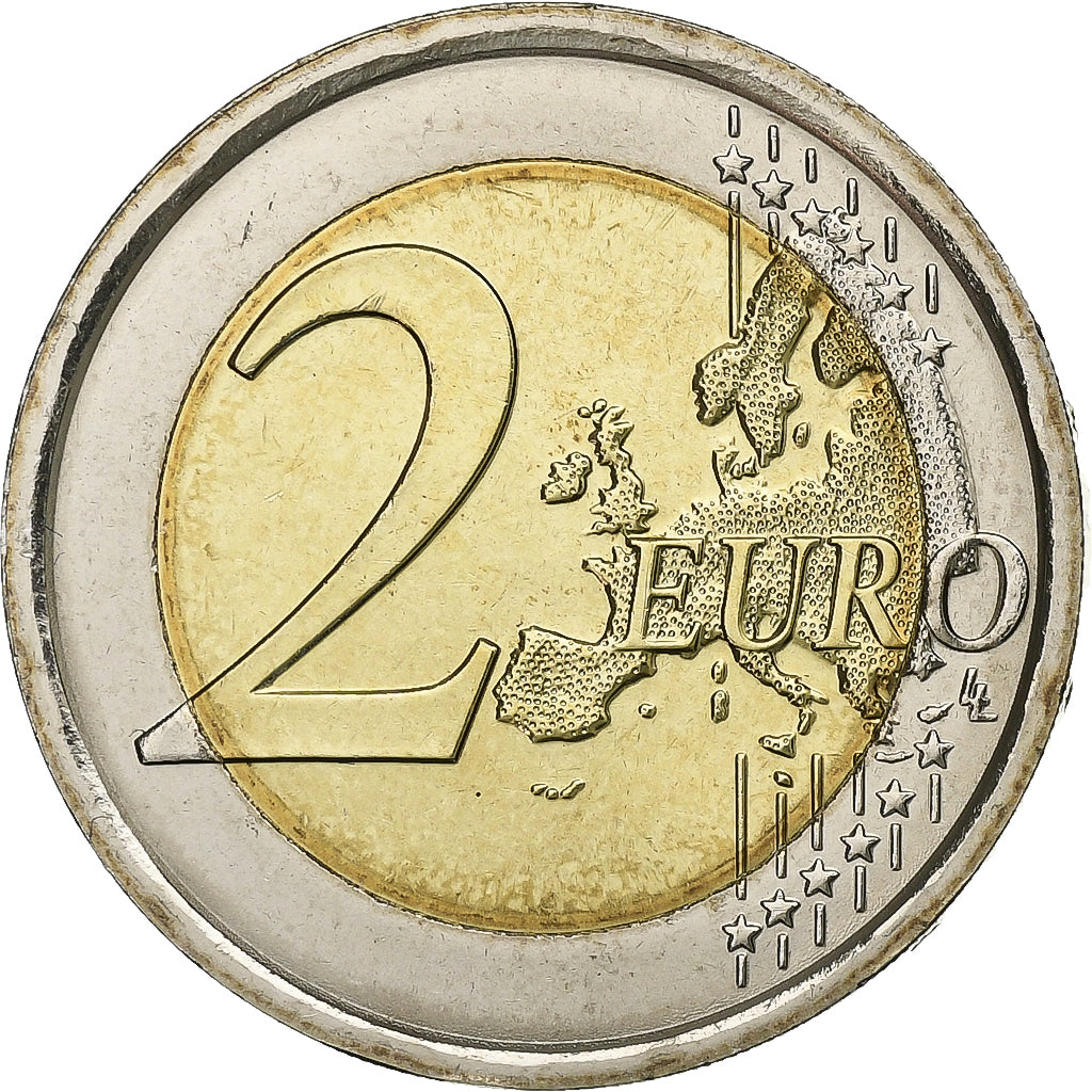 Italy, 2 Euro, Dante Alighieri, 2015, MS(63), Bi-Metallic
