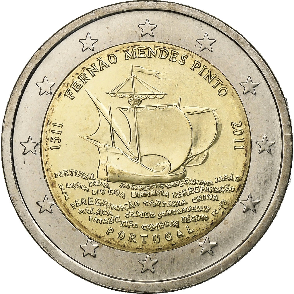 Portugal, 2 Euro, 2011, Lisbon, Bimetálico, SC, KM:804