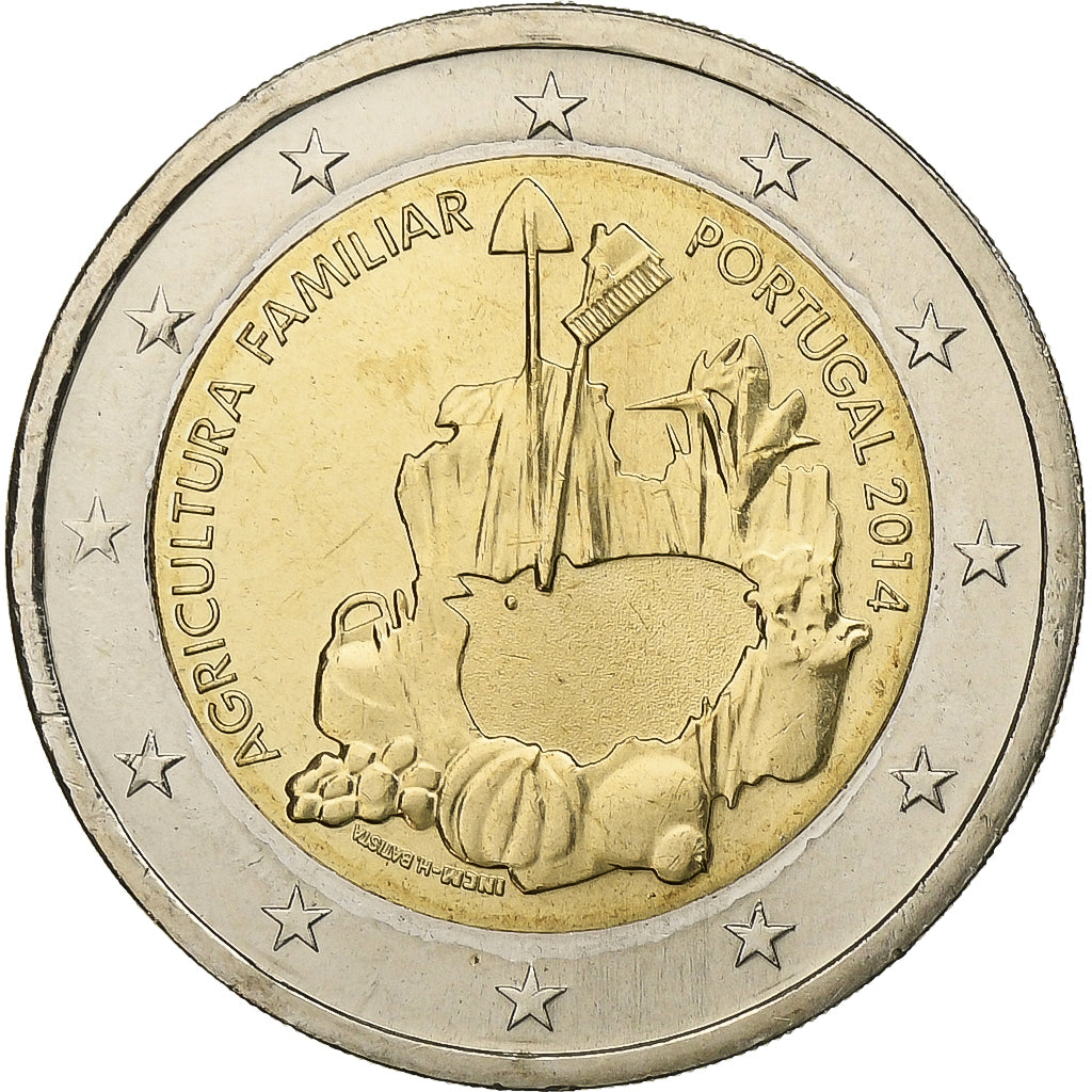 Portogallo, 2 Euro, 2014, Lisbon, Bi-metallico, SPL, KM:New