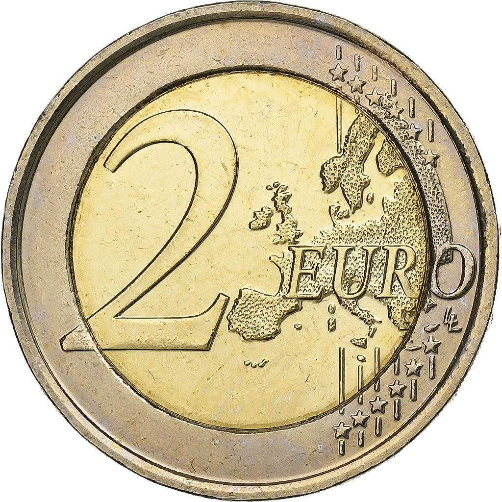 Belgium, 2 Euro, 2015, Bi-Metallic, AU(55-58)