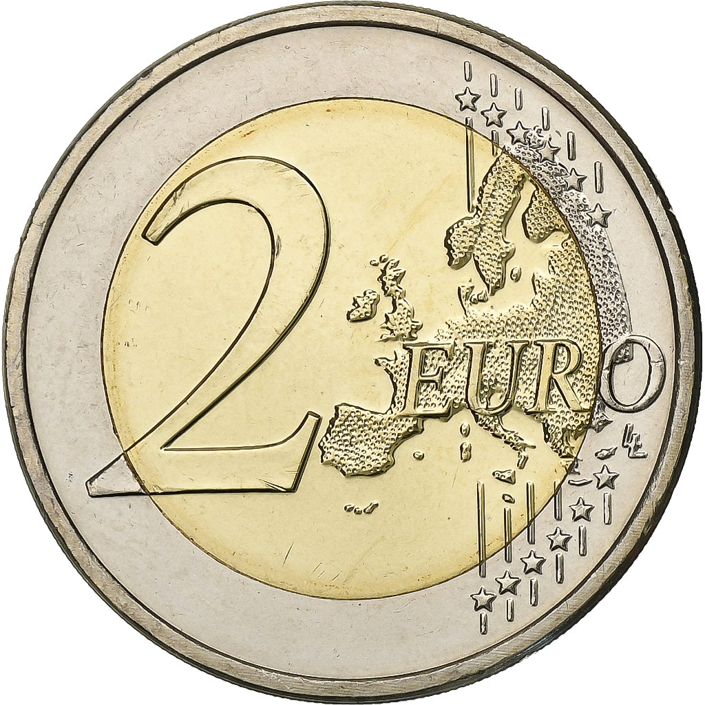 Malte, 2 Euro, 100ème anniversaire du 1er Vol, 2015, Paris, SPL, Bi-Metallic