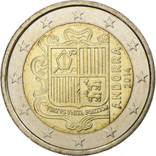 Andorra, 2 Euro, 2014, Bimetálico, SC, KM:New