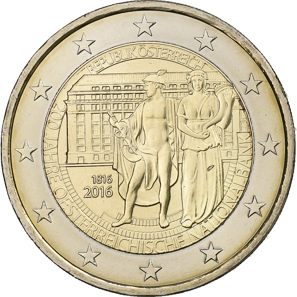Austria, 2 Euro, 2016, Bimetálico, SC, KM:New