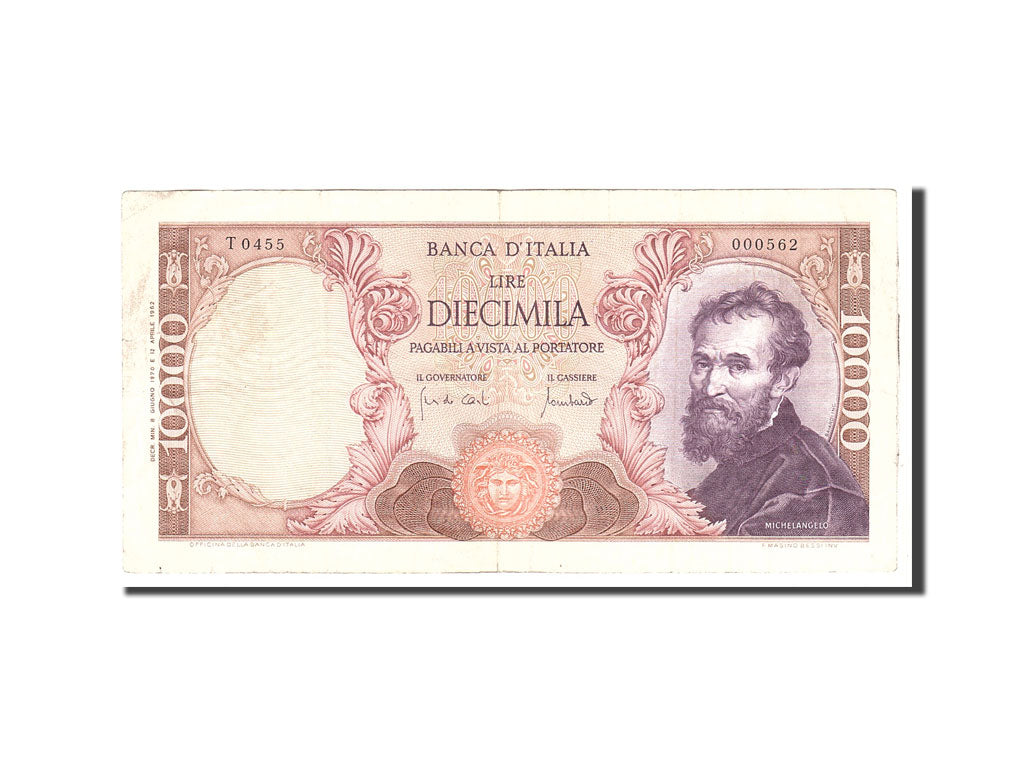 Banconote, Italia, 10,000 Lire, 1970, KM:97e, 1970-06-08, MB