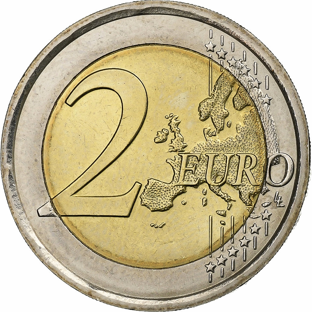 Italia, 2 Euro, 2014, Bimetálico, SC+, KM:New