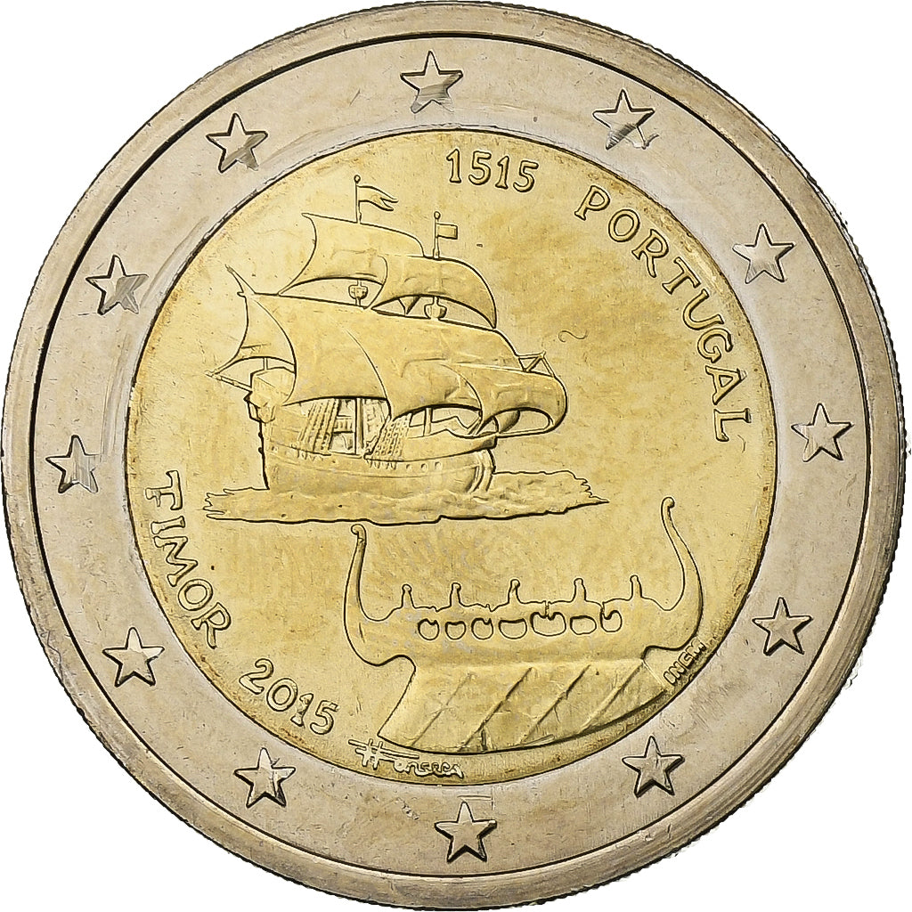 Portugal, 2 Euro, 2015, Bi-Metallic, UNC-, KM:New