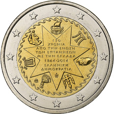 Griekenland, 2 Euro, 2014, Athens, Bi-Metallic, UNC