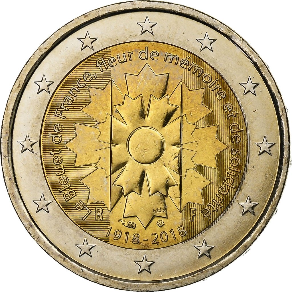 Frankreich, 2 Euro, 2018, Paris, Bi-Metallic, UNZ