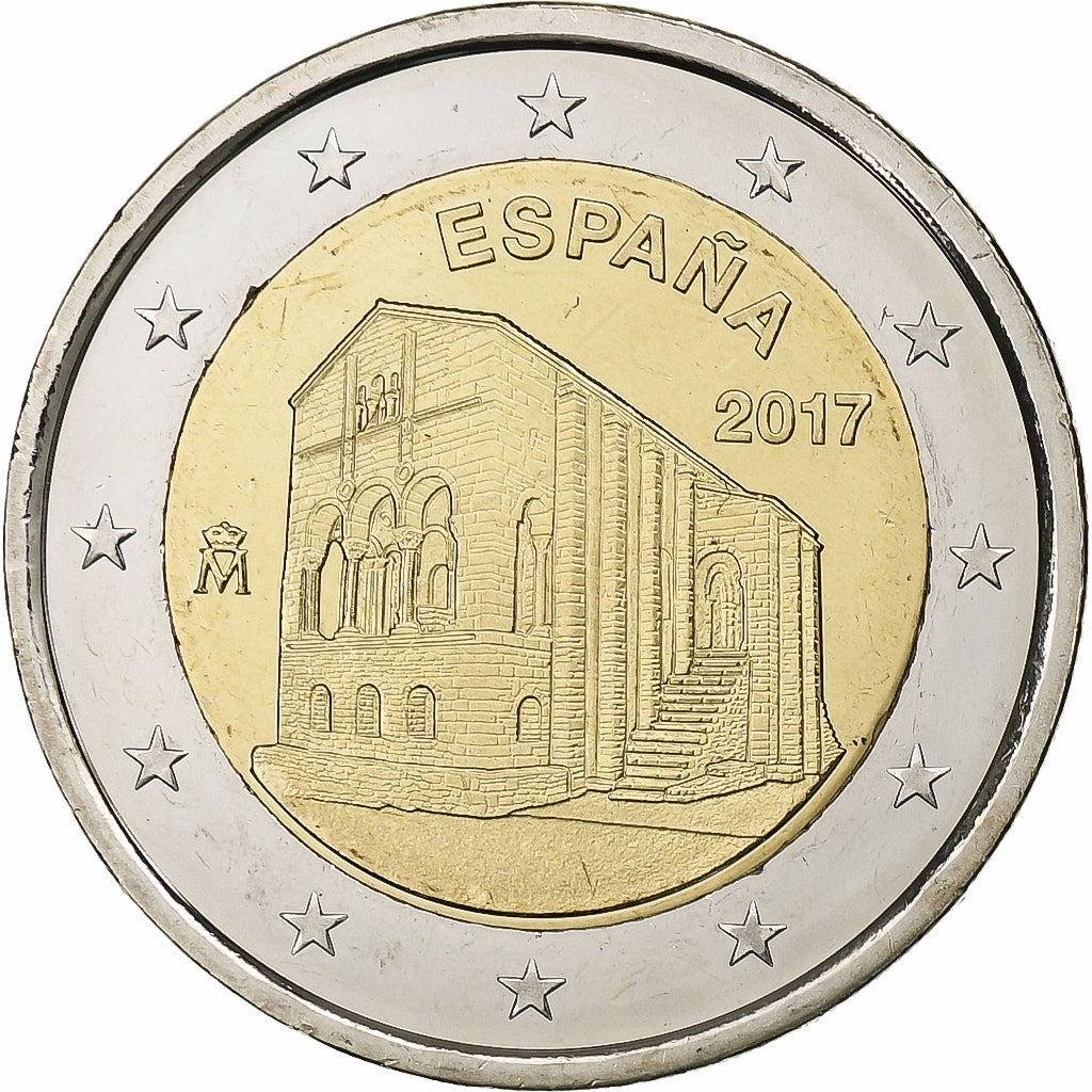 Spagna, 2 Euro, 2017, Bi-metallico, SPL