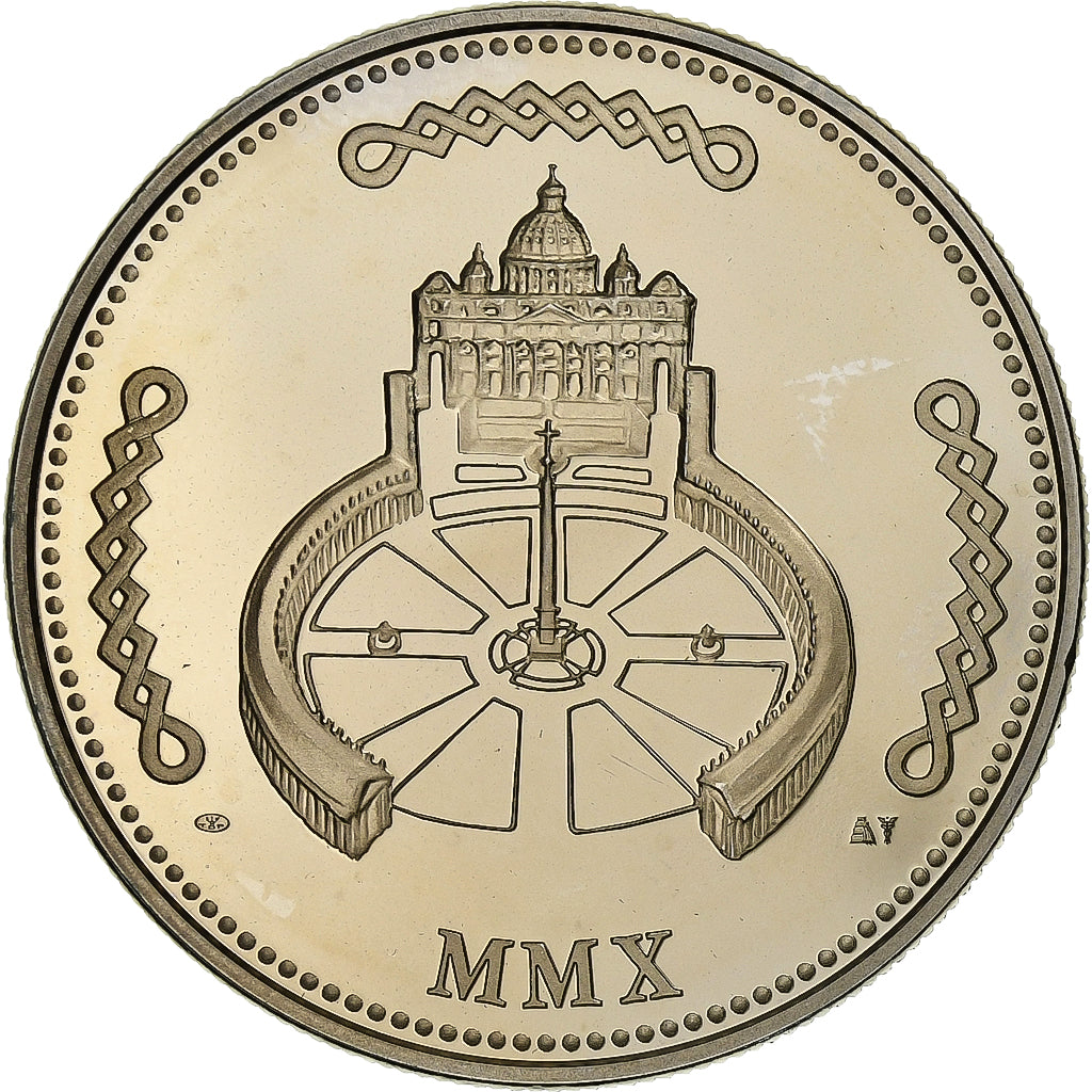 Vaticano, medalla, Benoit XVI, 2010, Cobre - níquel, FDC