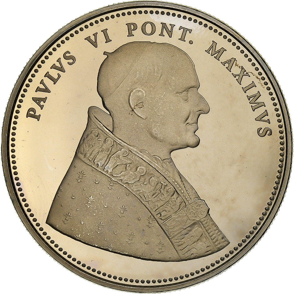Vaticano, medaglia, Le Pape Paul VI, Religions & beliefs, FDC, Rame-nichel