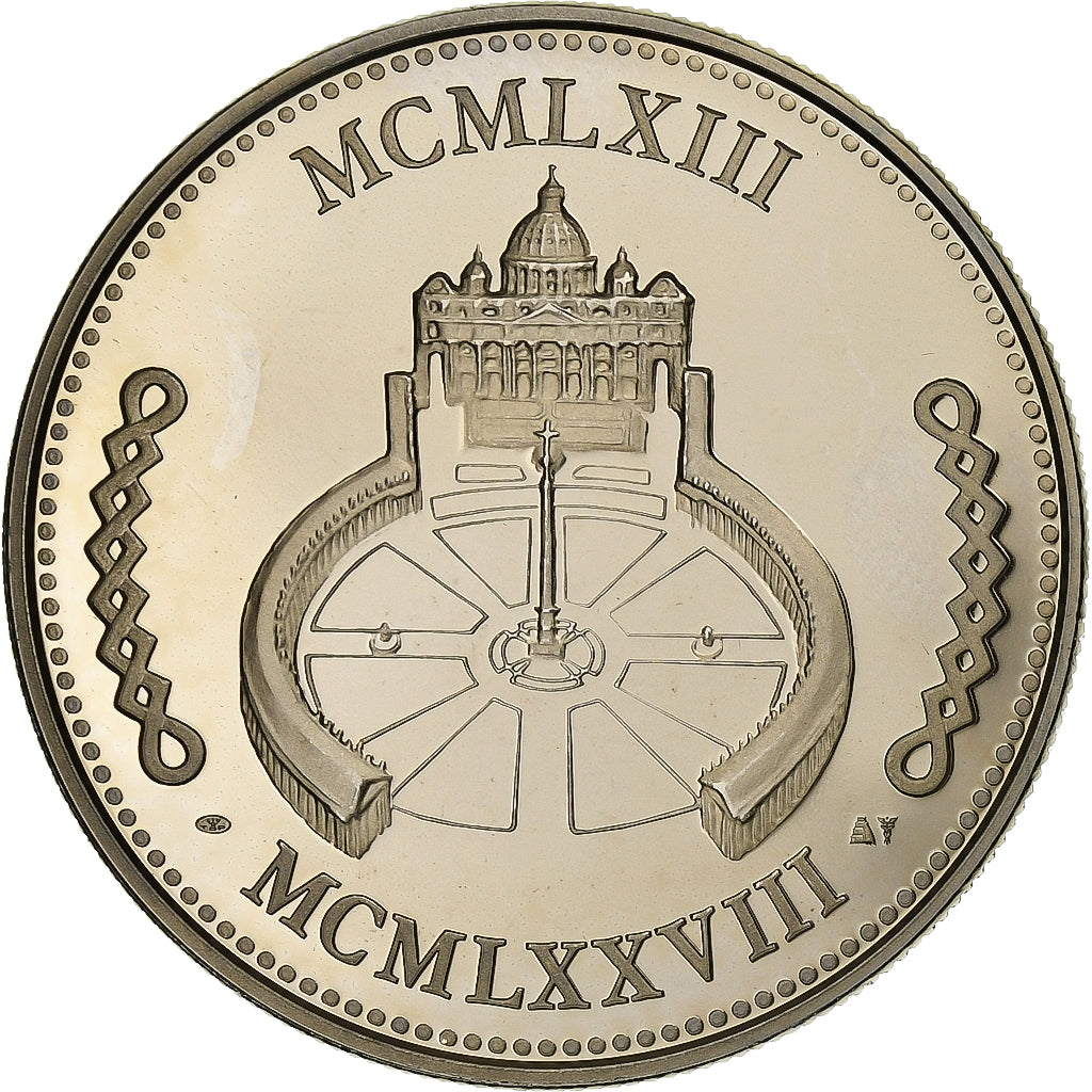 Vaticano, medaglia, Le Pape Paul VI, Religions & beliefs, FDC, Rame-nichel