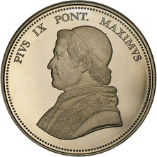 Vaticano, medalla, Le Pape Pie IX, Cobre - níquel, SC+