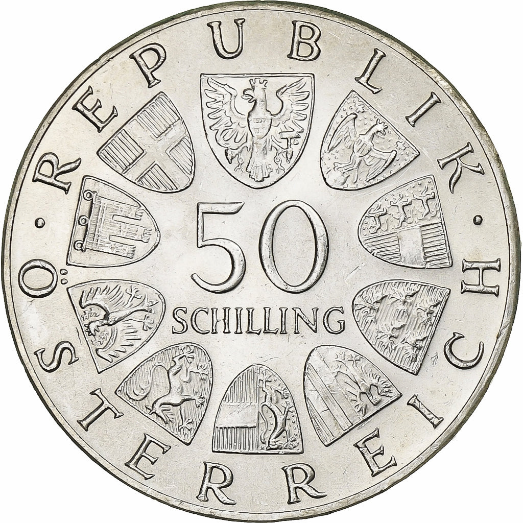 Austria, 50 Schilling, 1967, Vienna, Silver, MS(60-62), KM:2902
