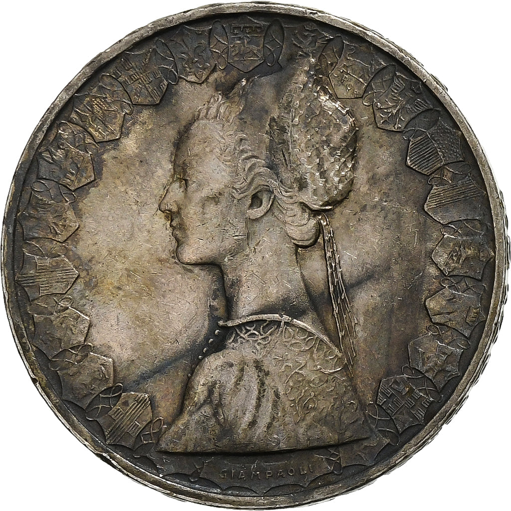 Italy, 500 Lire, 1958, Rome, Silver, VF(30-35), KM:98