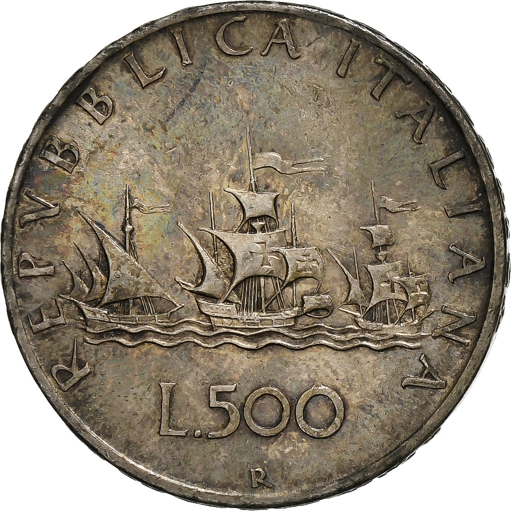 Italy, 500 Lire, 1958, Rome, Silver, VF(30-35), KM:98
