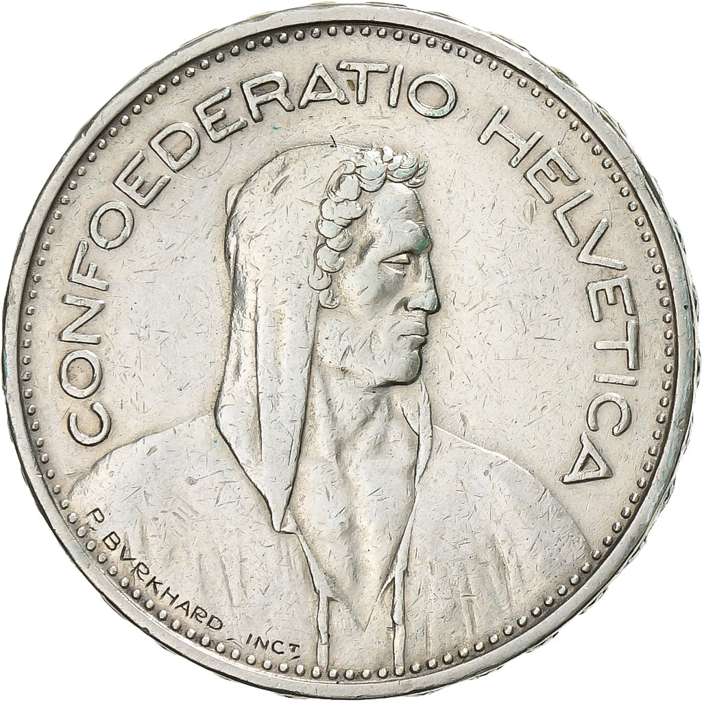 Schweiz, 5 Francs, 1933, Bern, Silber, SS, KM:40