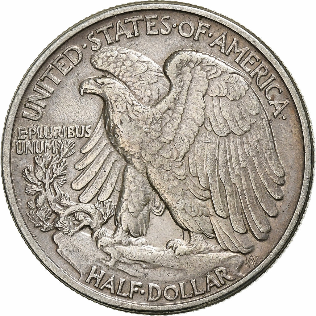 United States, Half Dollar, Walking Liberty Half Dollar, 1942, U.S. Mint