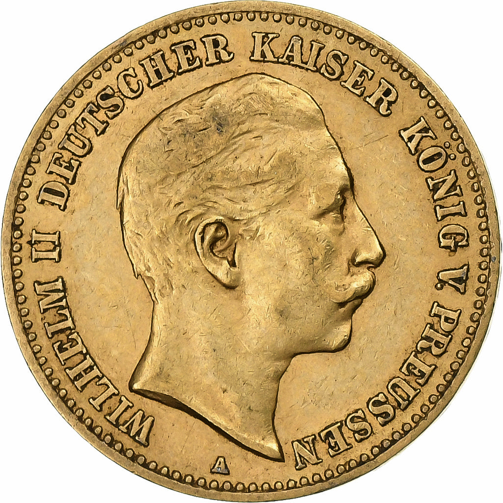 German States, 10 Mark, 1903, Berlin, Gold, EF(40-45).