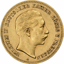 German States, PRUSSIA, Wilhelm II, 10 Mark, 1905, Berlin, Gold, AU(50-53)