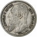 Belgium, Leopold II, 2 Francs, 2 Frank, 1909, Silver, VF(30-35)