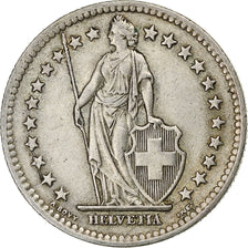 Switzerland, 2 Francs, 1947, Bern, Silver, AU(50-53), KM:21