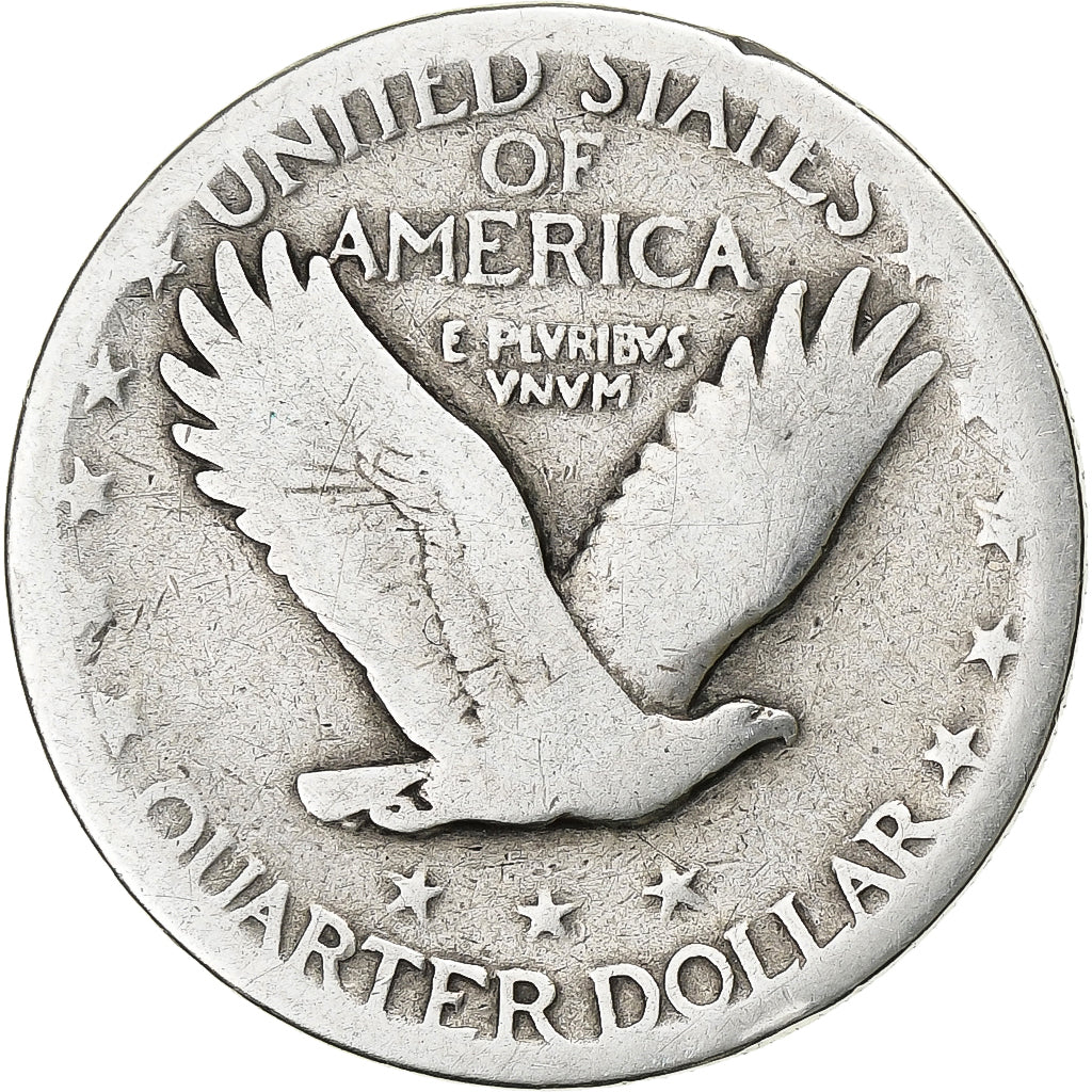 United States, Quarter, Standing Liberty Quarter, 1927, Philadelphia, Silver