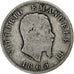 Italia, Vittorio Emanuele II, Lira, 1863, Milan, Plata, BC, KM:5a.1
