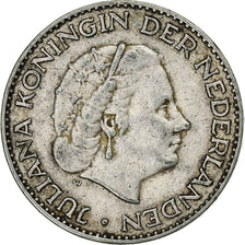 Netherlands, Juliana, Gulden, 1956, Silver, EF(40-45), KM:184