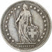 Suiza, Franc, 1945, Bern, Plata, BC+, KM:24