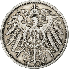 Empire allemand, Wilhelm II, Mark, 1904, Munich, Argent, TTB, KM:14