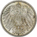 GERMANY - EMPIRE, Wilhelm II, Mark, 1914, Karlsruhe, Silver, AU(55-58), KM:14