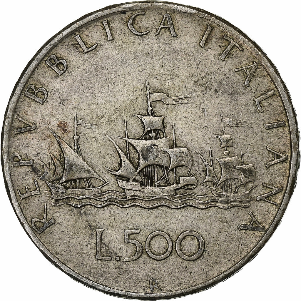 Italy, 500 Lire, 1960, Rome, Silver, VF(30-35), KM:98