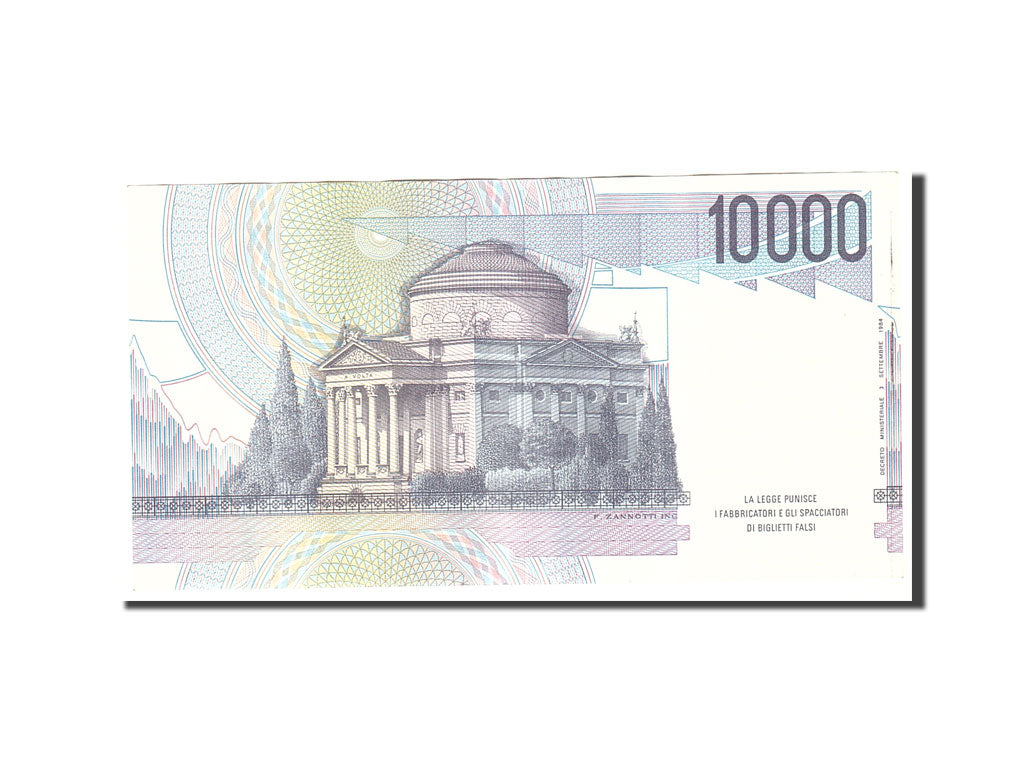Banknote, Italy, 10,000 Lire, 1984, 1984-09-03, KM:112d, EF(40-45)