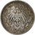 GERMANY - EMPIRE, 1/2 Mark, 1905, Berlin, Silber, S+, KM:17