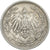 GERMANY - EMPIRE, 1/2 Mark, 1907, Stuttgart, Silber, SS, KM:17