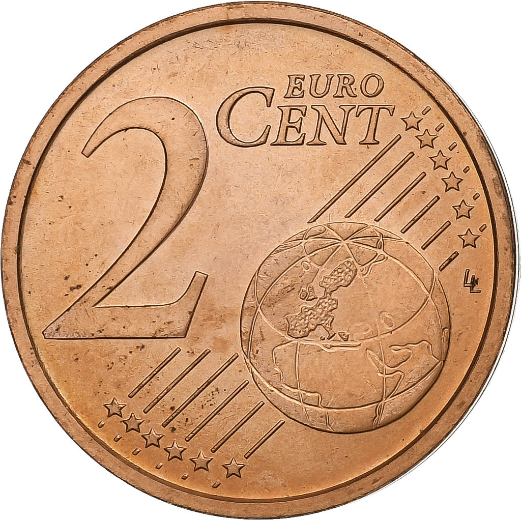 Vaticaan, 2 Euro Cent, Jean-Paul II, 2004, Rome, Copper Plated Steel, UNC-