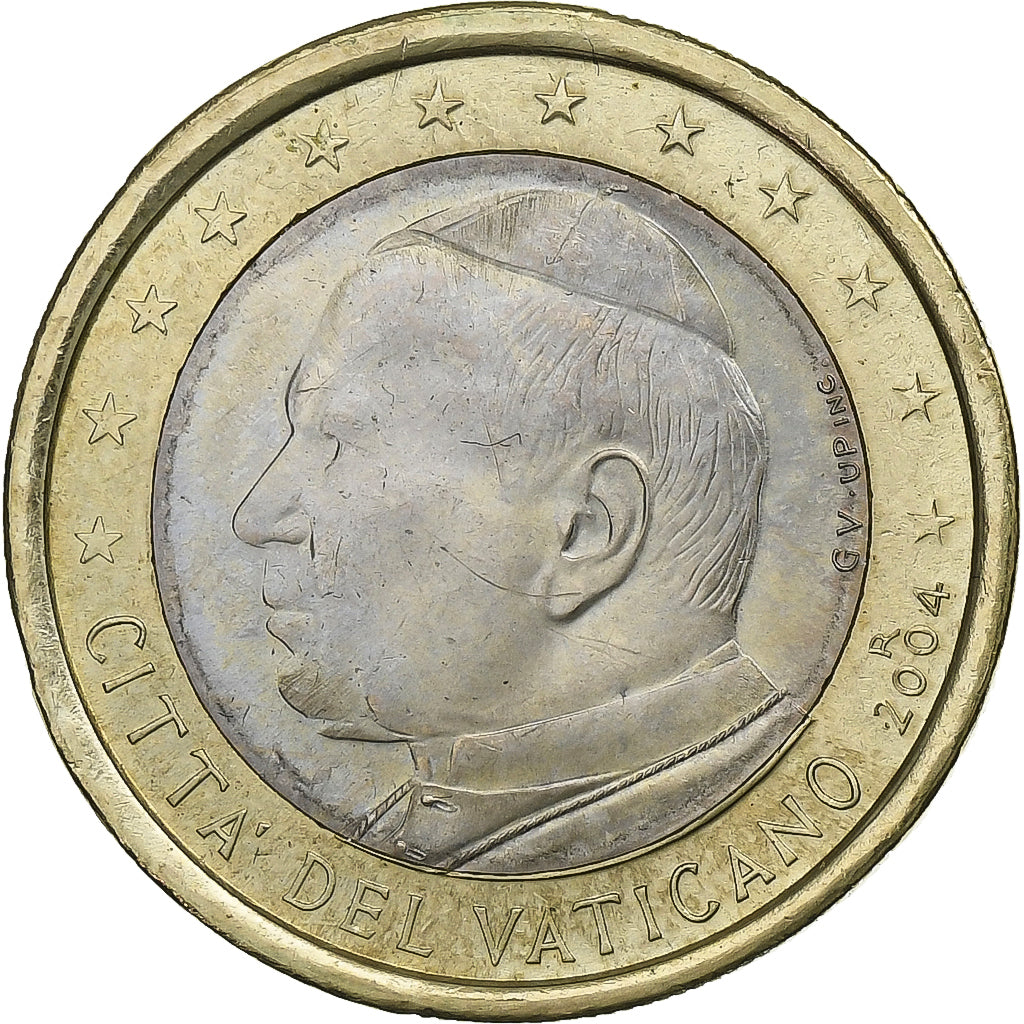 Vaticaanstad, John Paul II, Euro, Jean-Paul II, 2004, Rome, Bi-Metallic, UNC-